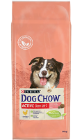 Сухой корм DOG CHOW для взрослых активных собак с курицей 