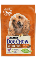 Сухой корм DOG CHOW для взрослых собак от 5 лет с ягненком 