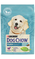 Сухой корм DOG CHOW для щенков до года с ягненком 