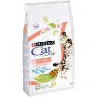 Сухой корм CAT CHOW для кошек с чувствительным пищеварением с птицей и лососем 
