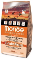 Monge Dog GRAIN FREE беззерновой корм для щенков утка с картофелем