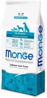 Monge Dog Speciality Hypoallergenic корм для собак гипоаллергенный лосось с тунцом